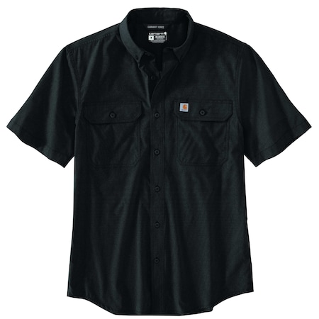 Carhartt Men's TW5292 M Force RlxdFit LW SS Shrt L REG Short Sleeve Relaxed Black TW5292-M / 105292-N04LREG